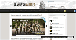 Desktop Screenshot of krakowskiairsoft.pl