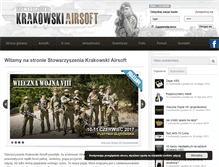 Tablet Screenshot of krakowskiairsoft.pl